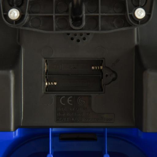 Tractor sin Pedales para Niños de 12-36 Meses con Remolque Extraíble Coche Correpasillos con Bocina Faros Pala Asiento de Suelo 25 cm y Rastrillo Carga 25 kg 91x29x44 cm Azul [4]