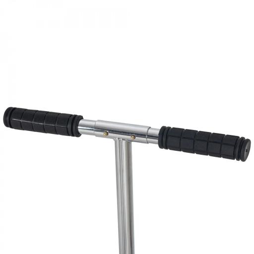 Patinete Plegable para Niños de 7-14 Años Scooter Infantil Manillar Ajustable en Altura de 4 Niveles con Freno 88x37x75-100 cm Negro [8]