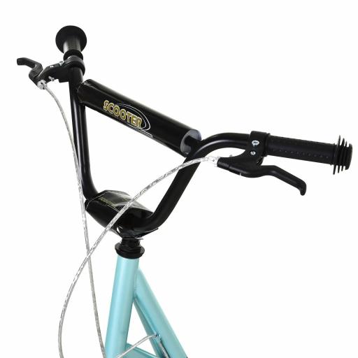 Patinete Infantil Patinete con 2 Ruedas Manillar Ajustable en Altura y Doble Freno Carga 100 kg 139x58x90-96 cm Azul [9]