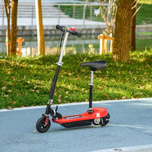 Patinete Eléctrico 120 W Plegable para niños 7-14 años, 15 Km/h Máx