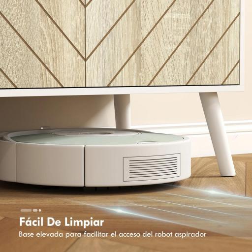 Zapatero Entrada Recibidor con 2 Puertas Estantes Ajustables Cajón para 12 Pares de Zapatos 75x35x97 cm Blanco y Natural [6]