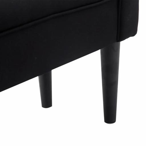Banco Zapatero Banqueta con Brazos Tapizada tipo Banco de Madera para Dormitorio Salón Recibidor 102x36x51cm Carga 130kg [6]