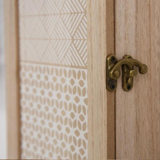 Armario para Llaves con 6 ganchos Estilo vintage Mueble de pared de madera para Llaves 20x6,5x26,5cm Madera [5]