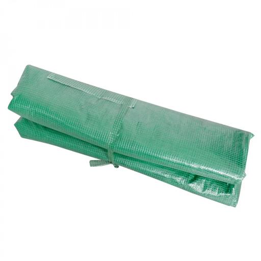 Cubierta de Repuesto para Invernadero 600x300x200cm Tipo Túnel Carpa de Invernadero con 12 Ventanas Verde [9]