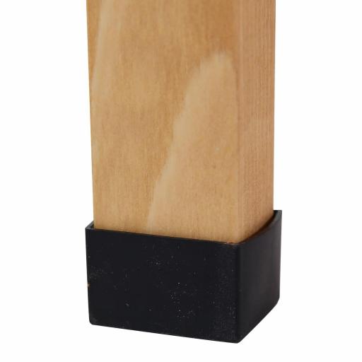 Mesa de Jardinería de Madera con Superficie Metálica Estantes y Ganchos para Jardín Terraza 76x37x89 cm Natural [3]