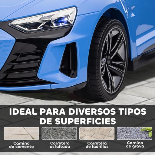 Coche Eléctrico para Niños de +3 Años AUDI RS e-tron GT Coche de Batería con Mando a Distancia 103x58x41 cm Azul [7]