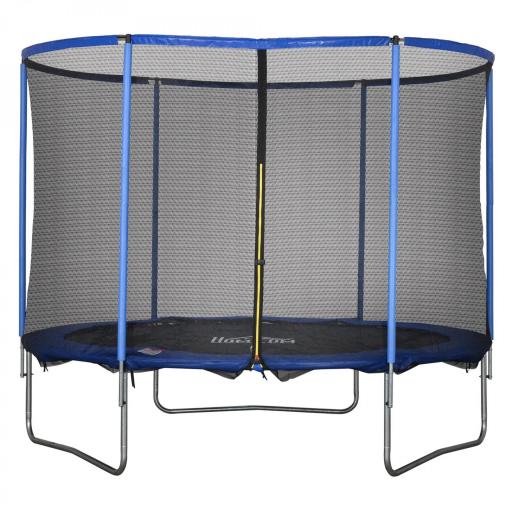 Cama Elástica con Red de Seguridad Trampolín de Jardín para Interiores y Exteriores Trampolín Fitness hasta 113,6 kg 305x248 cm [3]