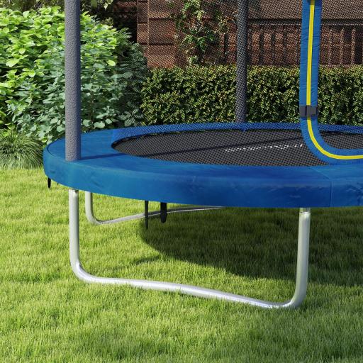 Cama Elástica Infantil Trampolín para Niños +6 Años con Red de Seguridad Ø183x200 cm Azul [7]