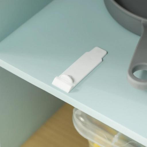 Cocinita Infantil con Sonido Fogón Horno Grifo Fregadero Microondas y Accesorios de Cocina Azul [7]