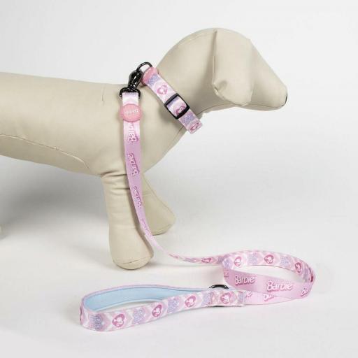 Correa para Perros Barbie Talla M (120cm) Multicolor, Resistente, Ligera y Cómoda para Paseos Seguros [4]