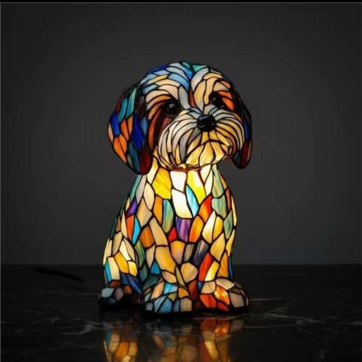 Lámpara Perro Estilo Tiffany [1]