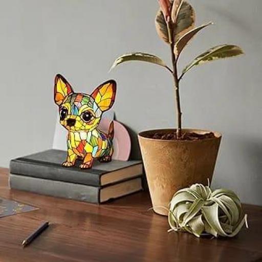 Lámpara Perro Estilo Tiffany [4]