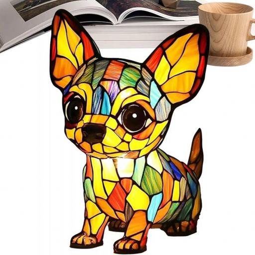 Lámpara Perro Estilo Tiffany [8]
