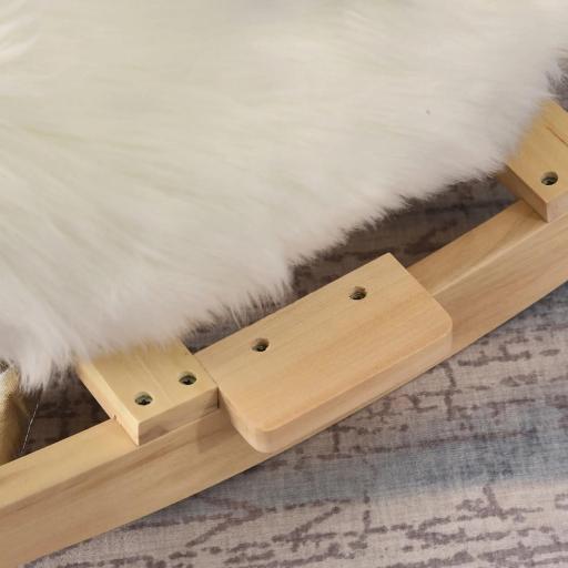 Balancín Infantil en Forma de Cisne de Felpa para Bebés 18-36 Meses con Sonido y Cinturón 60x33x59 cm Gris y Blanco [6]