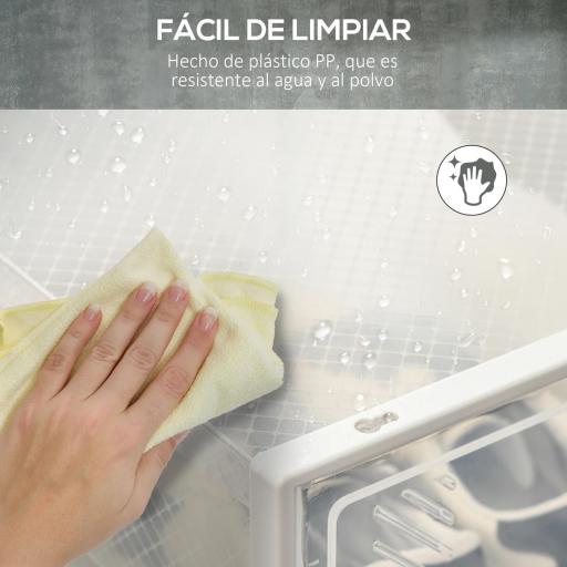 Organizador de Zapatos Modular Estantería Modulable con 8 Cubos Puertas Magnéticas 25x35x19 cm Transparente [2]