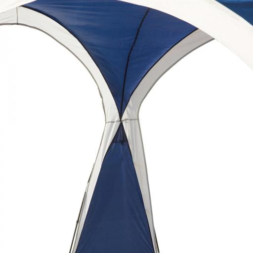 Toldo Camping Plegable 3,5x3,5 m con Gancho Bolsa de Transporte Impermeable y Protección UV para Terraza Playa Azul [7]