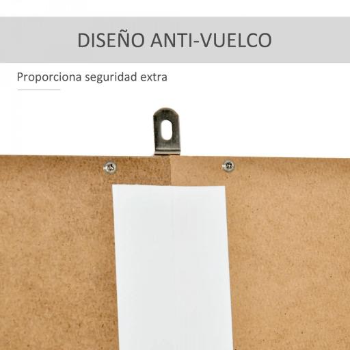 Mueble Aparador auxiliar de Cocina Alacena Armario de Comedor con Estantes Interiores Ajustables y Cajón 80x48x170 cm Blanco [4]