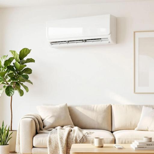 Aire Acondicionado Split Inverter 12000 BTU con Bomba de Calor WiFi y Control por Voz para 18 m² con Kit de Instalación [6]