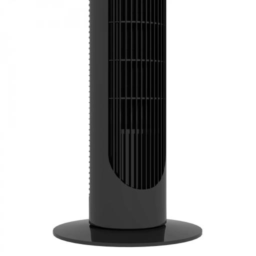 Ventilador de Torre 45W Ventilador Vertical Silencioso con 3 Velocidades Oscilación 70° para Salón Ø27x75 cm Negro [7]