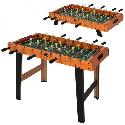Futbolín para Niños de Madera Juego de Mesa de Fútbol con 22 Jugadores 2 Marcadores 22 Jugadores 84,5x40x61,2 cm Madera [8]