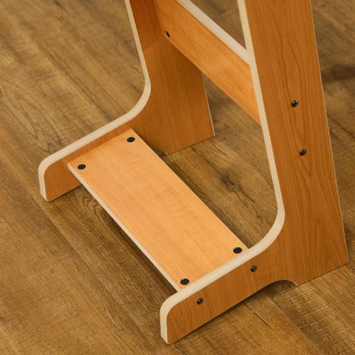 Futbolín Plegable para Niños y Adultos Futbolín de Madera 69x37x70 cm con 2 Bolas 6 Asas 2 Marcadores de Puntos 18 Jugadores para Familias Fiestas Juegos Natural [6]