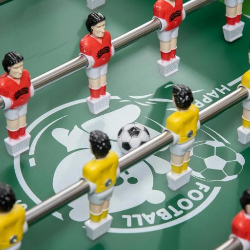 Mesa Multijuegos para Niños de +7 Años 6 en 1 Plegable Billar Futbolín Ping-Pong 118x104x71 cm Multicolor [7]