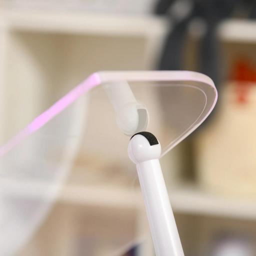 Juego de Piano Infantil de 32 Teclas con Micrófono Taburete Luces 22 Canciones y 4 Sonidos 37x30,5x60,4 cm Blanco  [5]