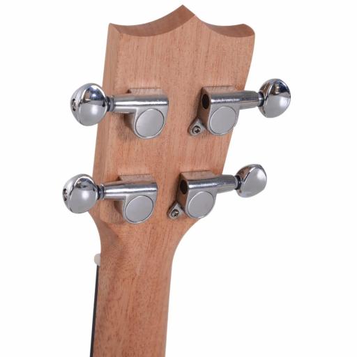 Ukelele Soprano para Principiantes con 4 Cuerdas de Nylon Ajustables Juguete educativo 53x17,5x6,2cm Madera [10]