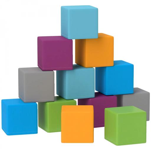 Juguete de trepar y gatear para niños, espuma de EPE suave, 20x20x20 cm, Multicolor, 1-3 años  [3]