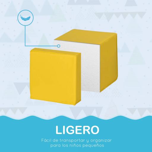 Juego de 12 Bloques de Espuma para Niños Bloques de Construcción Juguete para Aprendizaje Multicolor [7]