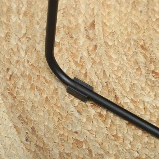 Espejo de Pie Cuerpo Entero Arqueado 150x50 cm Independiente Apoyado y de Pared Sin Marco Negro [6]