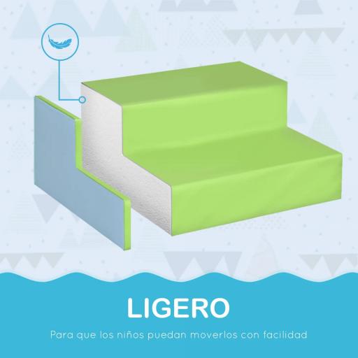 Juego de 6 Bloques de Construcción Figuras de Construcción Juguete para Aprendizaje para Escalar y Gatear Multicolor [8]