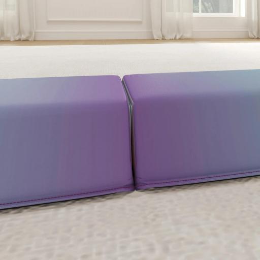 Barra de Equilibrio Gimnasia Plegable 236 cm Barra de Gimnasia Artística para Niños Entrenamiento en Casa Multicolor [2]