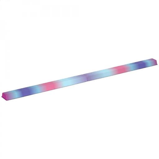 Barra de Equilibrio Gimnasia Plegable 236 cm Barra de Gimnasia Artística para Niños Entrenamiento en Casa Multicolor [8]