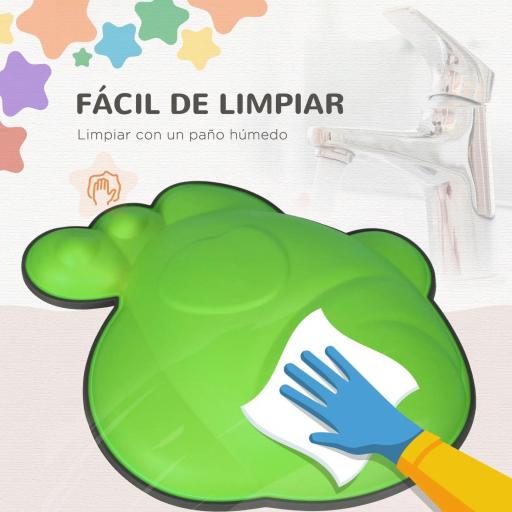 Conjunto de 6 Piezas Bloques de Equilibrio Apilables con Borde Antideslizante Forma de Pez Dorado Multicolor [7]