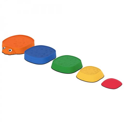 Conjunto de Piedras de Equilibrio para Niños Apilables de 5 Piezas Antideslizantes para Interior y Exterior Multicolor [1]