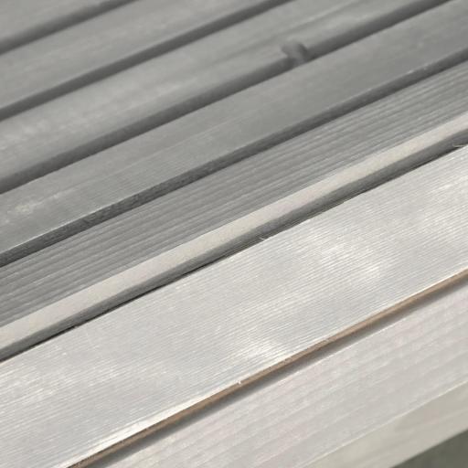 de Jardín Adirondack Asiento Extra Ancho Carga 150 kg para Patio Terraza Balcón 78x89x88 cm Gris Claro [6]