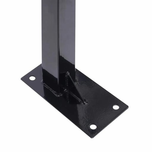 Barra de Dominadas en Techo Barra para Dominadas de Acero Barra de Tracción para Entrenamiento Casa 105,5x28x49 cm Negro [6]
