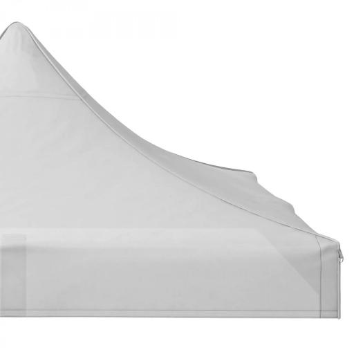 Techo de Repuesto para Carpa Plegable de Tela Oxford 3x3 m con Techo Puntiagudo Impermeable y Anti-UV Blanco [9]