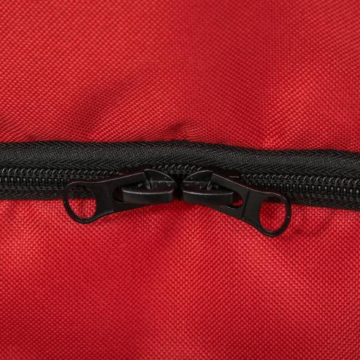 Carrito para Perros Plegable con Mango Reversible Ventana de Malla Cesta de Almacenamiento 76,5x52x95 cm Rojo [7]