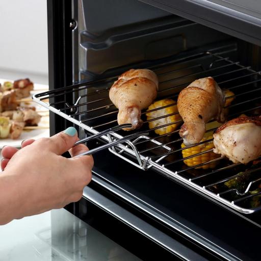 Horno Eléctrico de Sobremesa 32L 1600W con 3 Modos de Calor Temporizador y Temperatura Regulable 52,2x38,1x33,5 cm Negro [7]