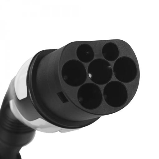 Cargador para Coche Eléctrico Tipo 2 2,2kW 32A Modo 3 Trifásico 5m IP65 con Bolsa y Paño de Limpieza para EV y PHEV Negro [11]