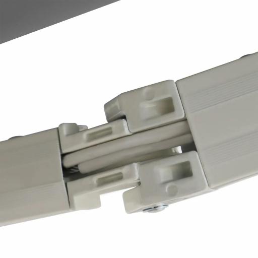 Toldo Manual Retráctil 3x2,5 cm, Toldo Exterior Terraza con Ángulo Ajustable, Brazo Articulado, Montaje a Pared, Estructura de Aluminio, Anti-UV e Impermeable, para Jardín, Gris [7]