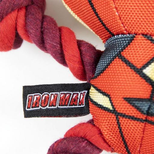Iron Man Juguete para Perro con Cuerda Dental, Peluche Resistente, Licencia Marvel [5]