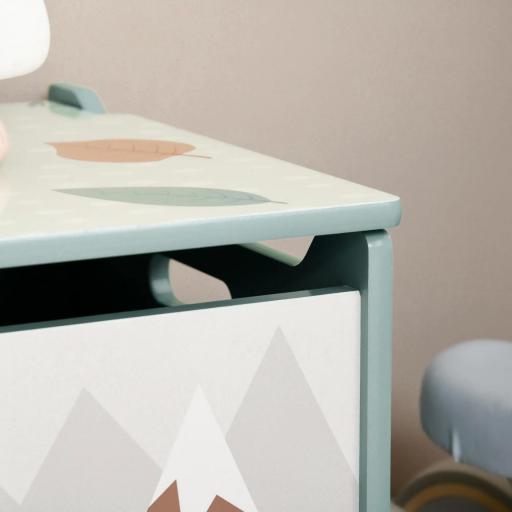 Cajas de Juguetes para Niños de 3 a 8 Años Cajas de Almacenamiento con 2 Asas y Estampado de Osos 60x37x39 cm Verde [4]