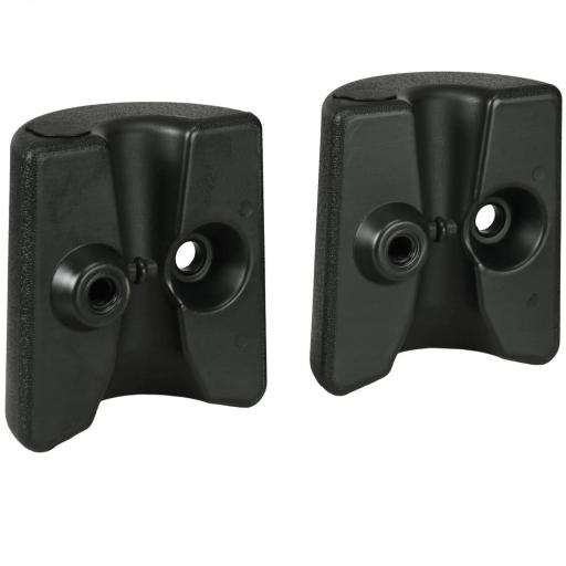 Pack de 4 Pesos para Carpas Plegables Soportes Rellenables con 8,7 kg de Agua o 12 kg de Arena Ø21,5/24x25,5 cm Negro [5]