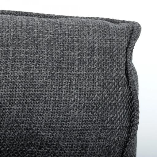 Silla de Suelo Plegable Silla de Lectura Giratoria 360° con Respaldo Ajustable en 5 Posiciones 58x107x79 cm Gris [7]