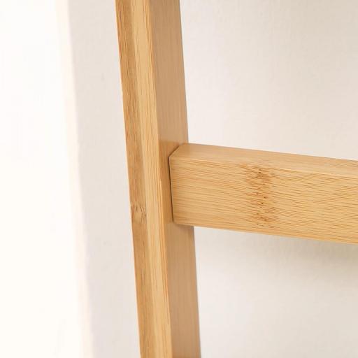 Soporte para Plantas de Bambú Escalera para Flores Plegable para Interior y Exterior 100x39x97 cm Natural [7]