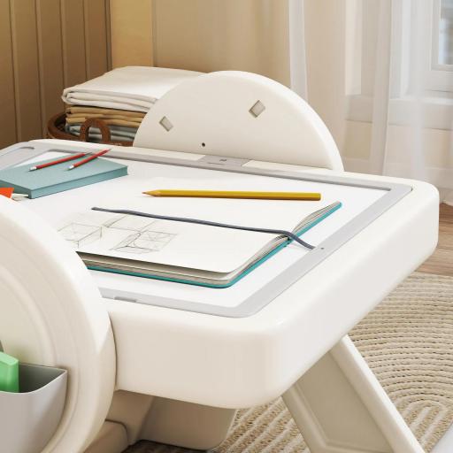 Mesa Multiuso para Niños con Estante Contenedor y Cajones, en HDPE y PP, Mesa Multiuso para Niños [3]