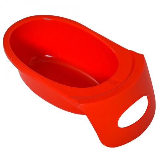 Orinal para Bebé de 6-36 Meses Orinal Infantil WC Aprendizaje Entrenamiento Portátil en Forma de Automóvil con Tapa y Volante Fácil de Limpiar 40x27,5x29,1 cm Rojo [7]